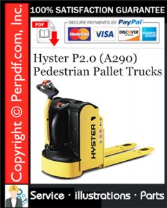 Hyster P2.0 (A290) Pedestrian Pallet Trucks Parts Manual